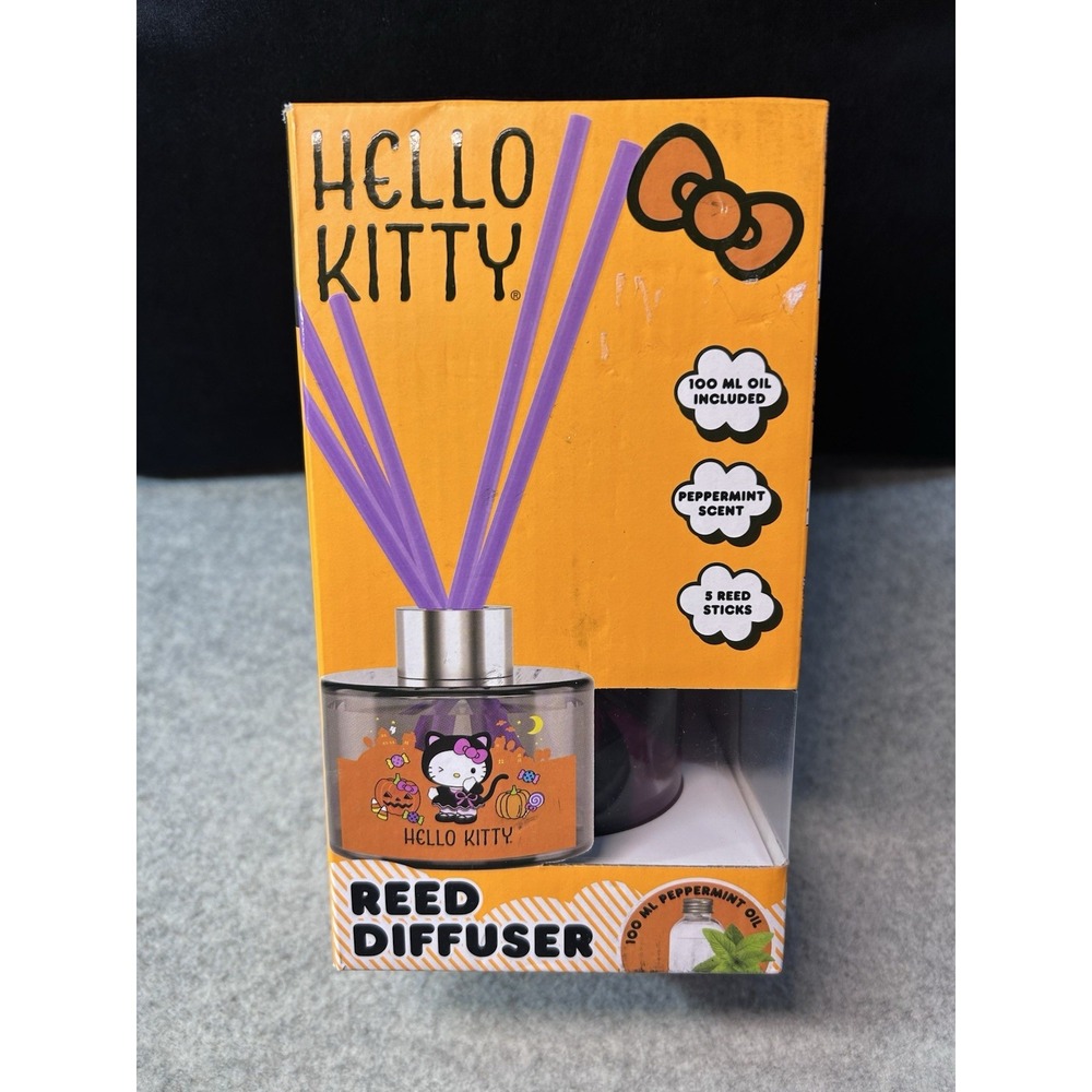 Hello Kitty Halloween Reed Diffuser – Peppermint Scent New
